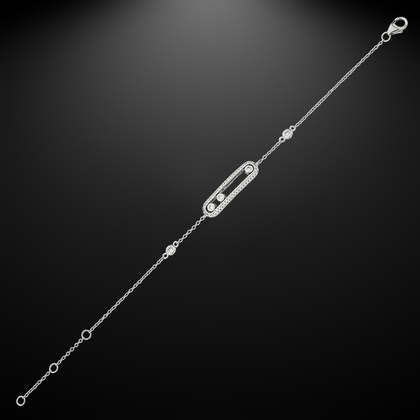 Bequasa Felicity Armband, Silber 925, Rhodiniert