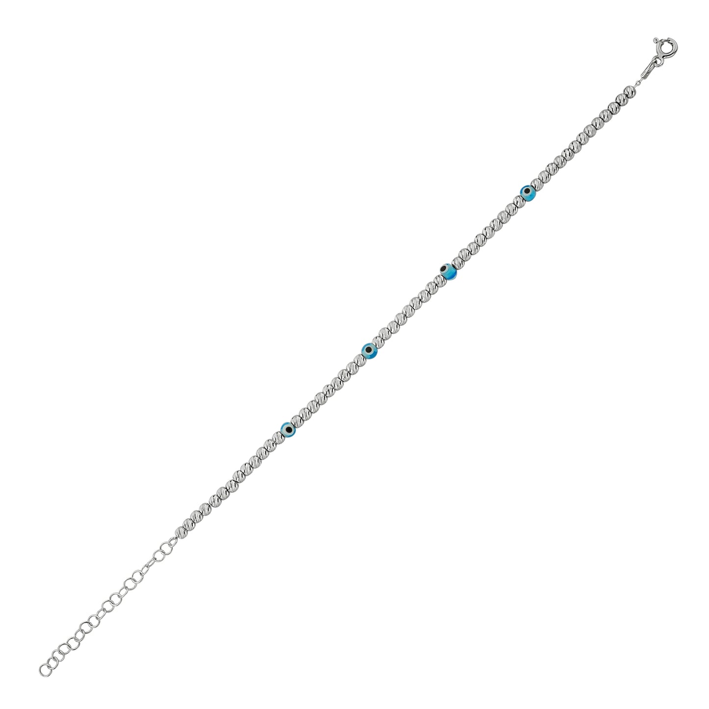 Bequasa Whammy Armband, Silber 925, Rhodiniert