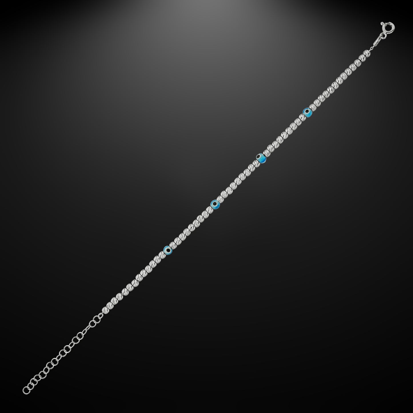 Bequasa Whammy Armband, Silber 925, Rhodiniert