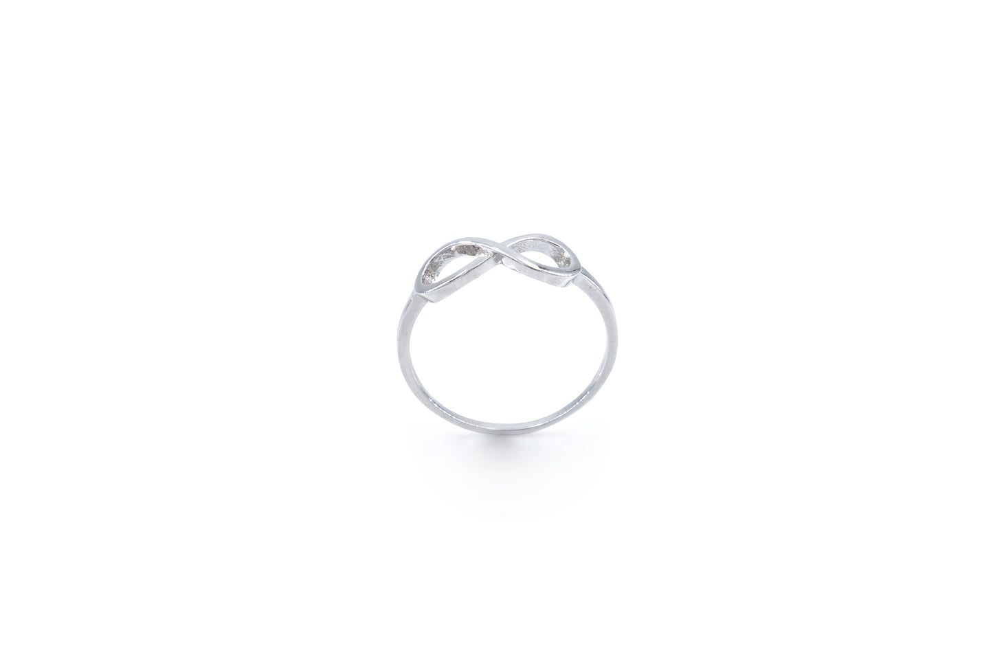 Bequasa Infinity Ring, Silber 925, Rhodiniert