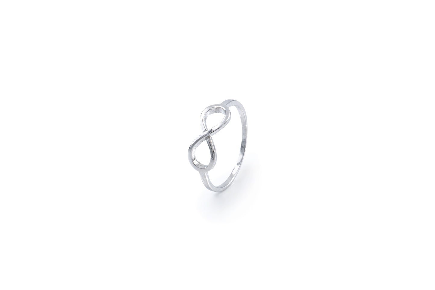 Bequasa Infinity Ring, Silber 925, Rhodiniert