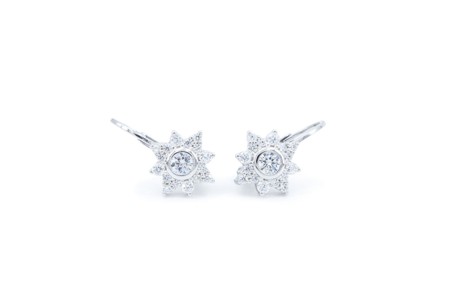 Bequasa Little Star Ohrringe, Silber 925, Rhodiniert