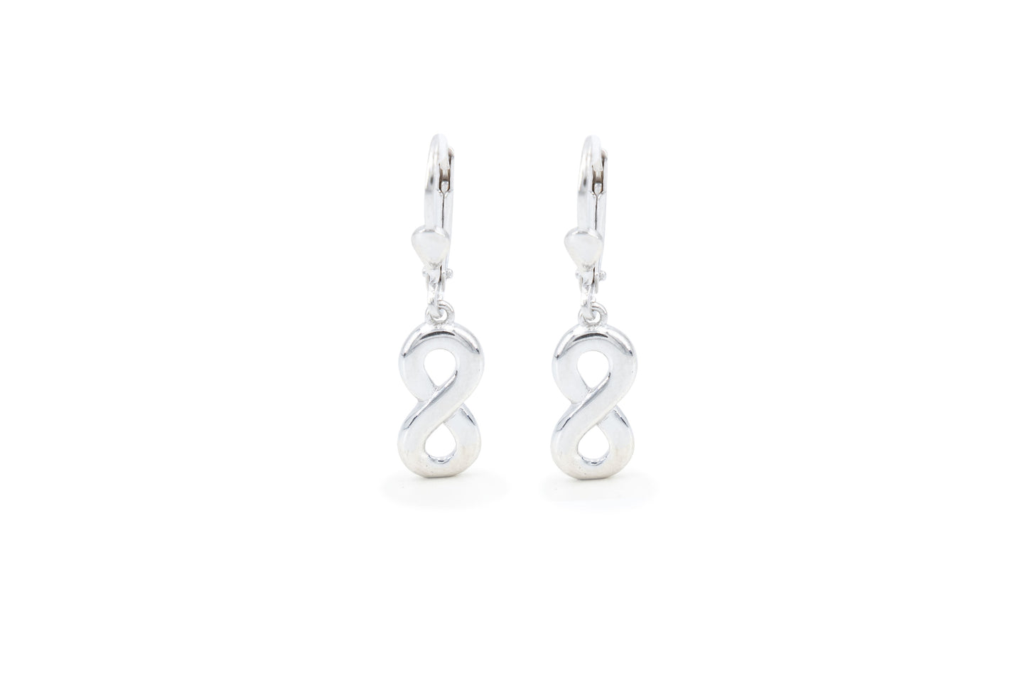 Bequasa Endless Silver Ohrringe, Silber 925, Rhodiniert