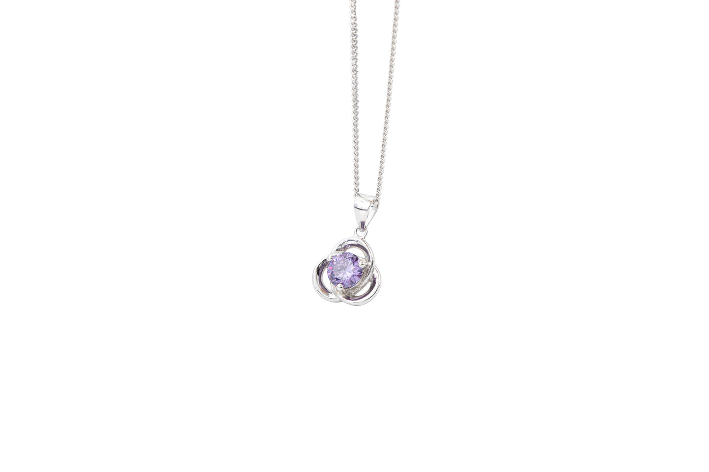 Bequasa Lila Point Set, Violett, Silber 925, Rhodiniert
