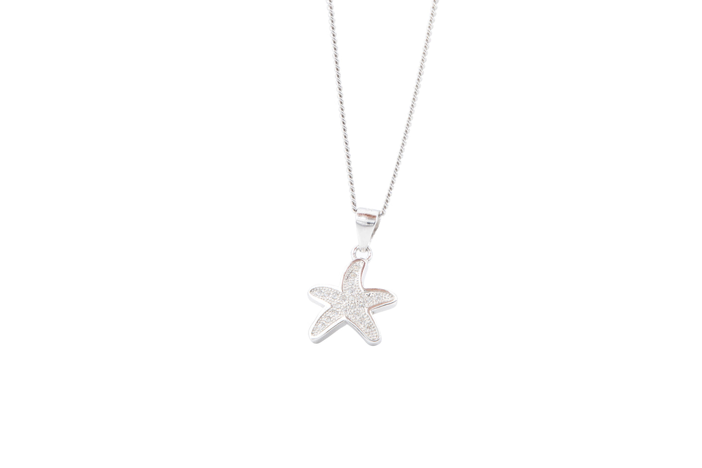 Bequasa Attract Star Set, Weiss, Rhodiniert