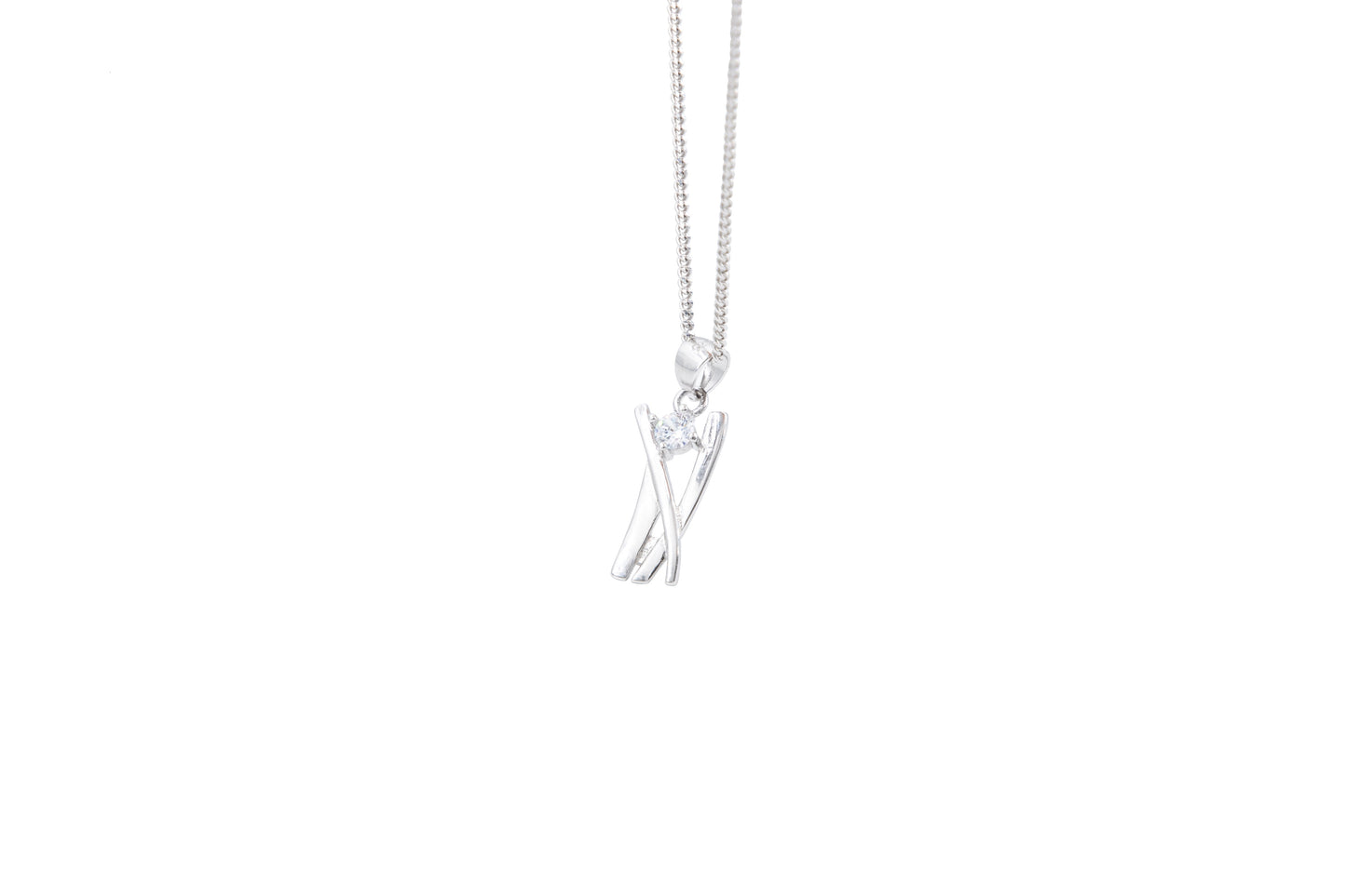 Bequasa Fine Elegant Set, Weiss, Silber 925, Rhodiniert
