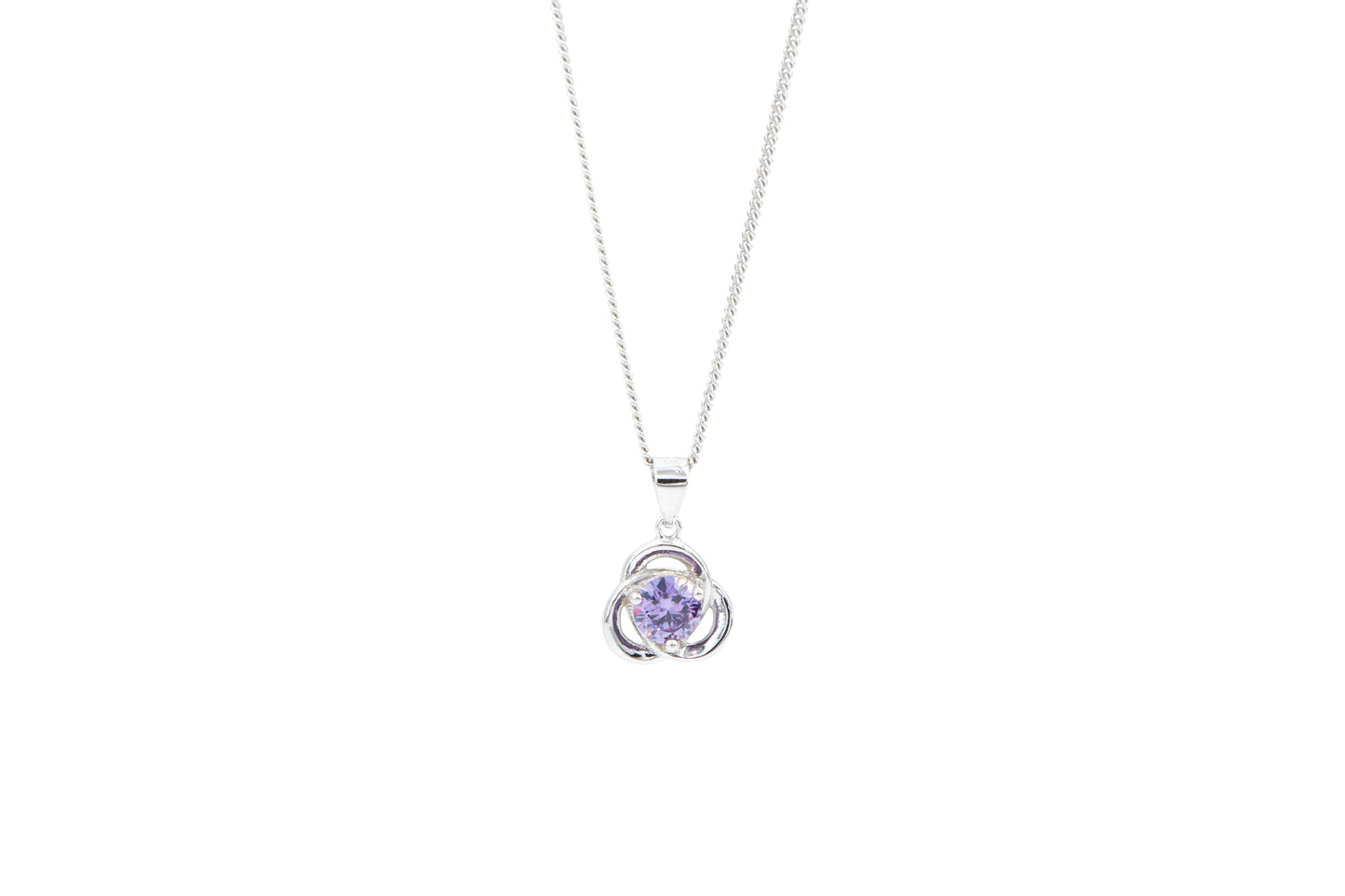 Bequasa Lila Point Set, Violett, Silber 925, Rhodiniert