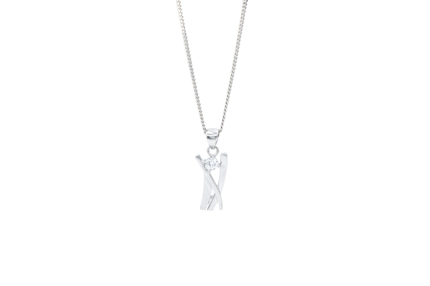 Bequasa Fine Elegant Set, Weiss, Silber 925, Rhodiniert