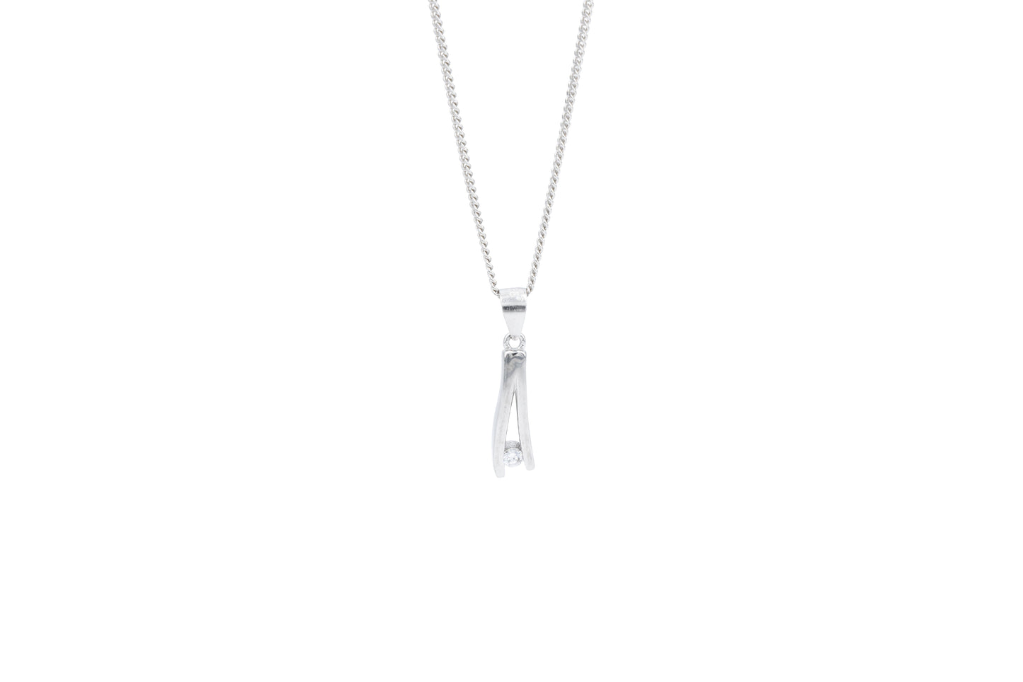 Bequasa Sparkling Fine Crystal Set, Weiss, Silber 925, Rhodiniert