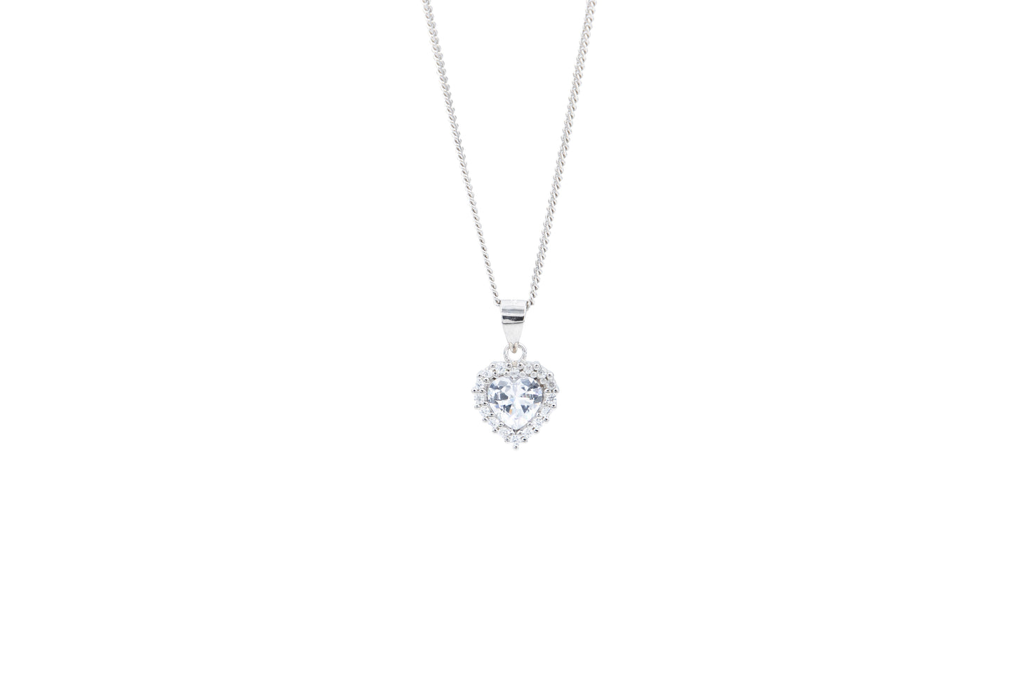 Bequasa Heart Pearl Set, Silber 925, Rhodiniert
