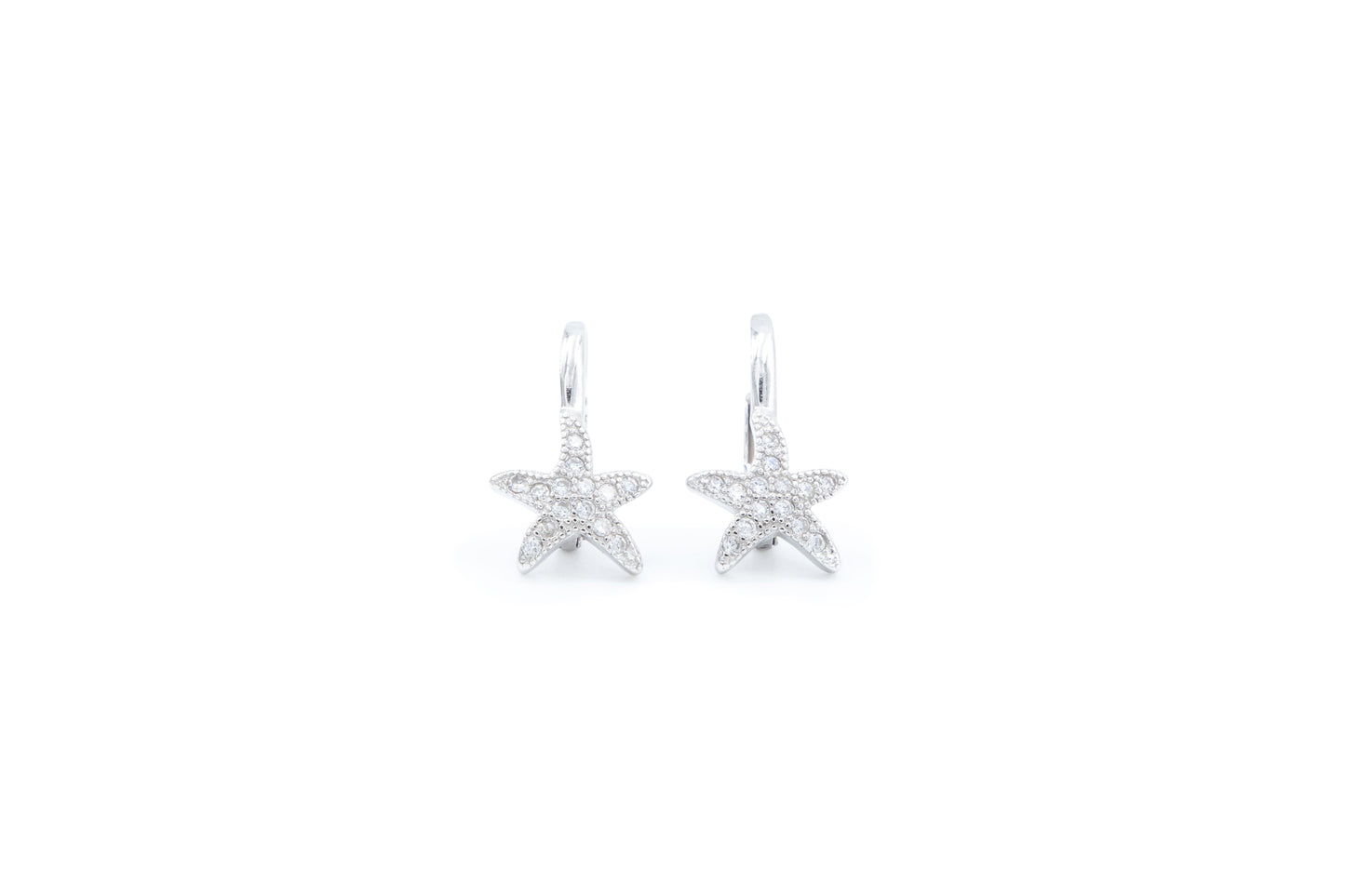 Bequasa Attract Star Set, Weiss, Rhodiniert