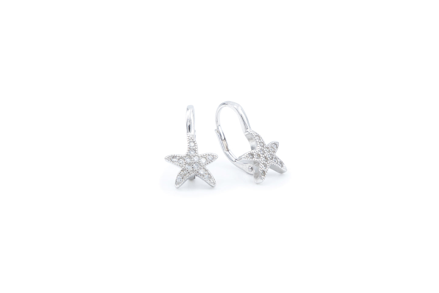 Bequasa Attract Star Set, Weiss, Rhodiniert