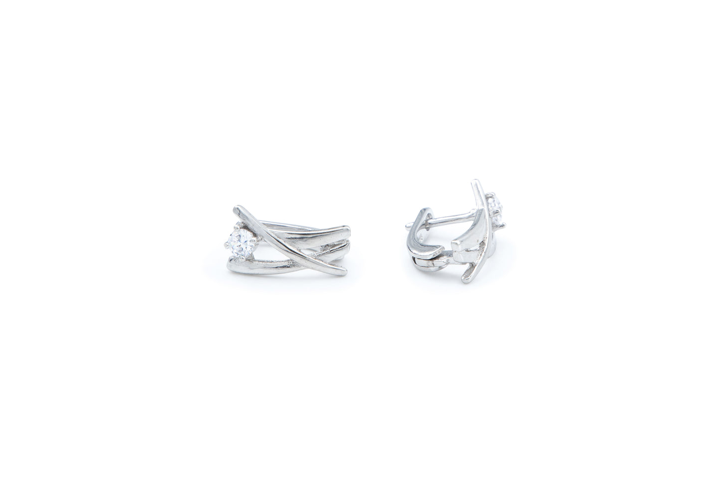 Bequasa Fine Elegant Set, Weiss, Silber 925, Rhodiniert