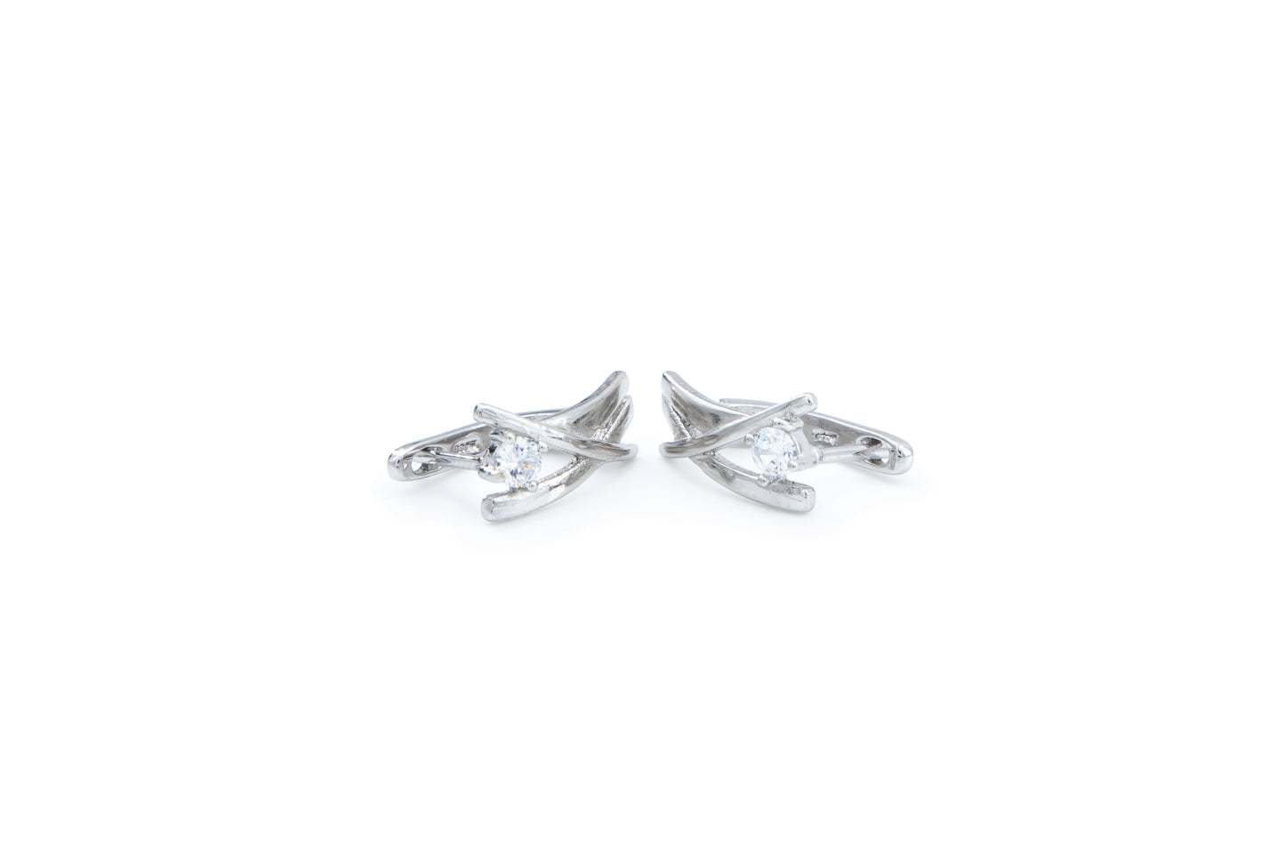Bequasa Fine Elegant Set, Weiss, Silber 925, Rhodiniert