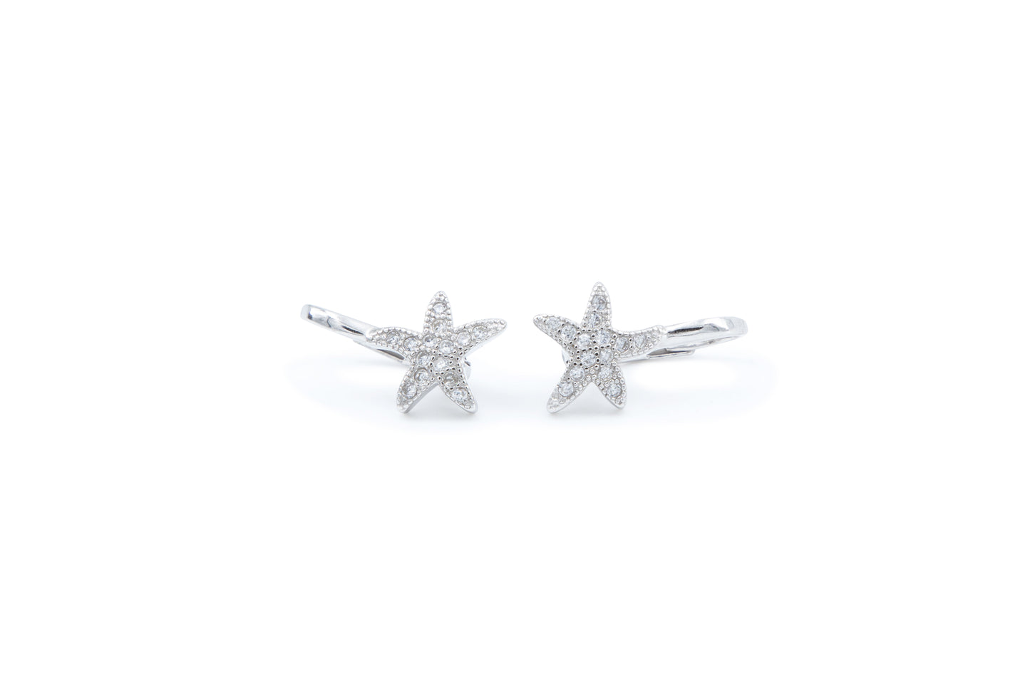 Bequasa Attract Star Set, Weiss, Rhodiniert