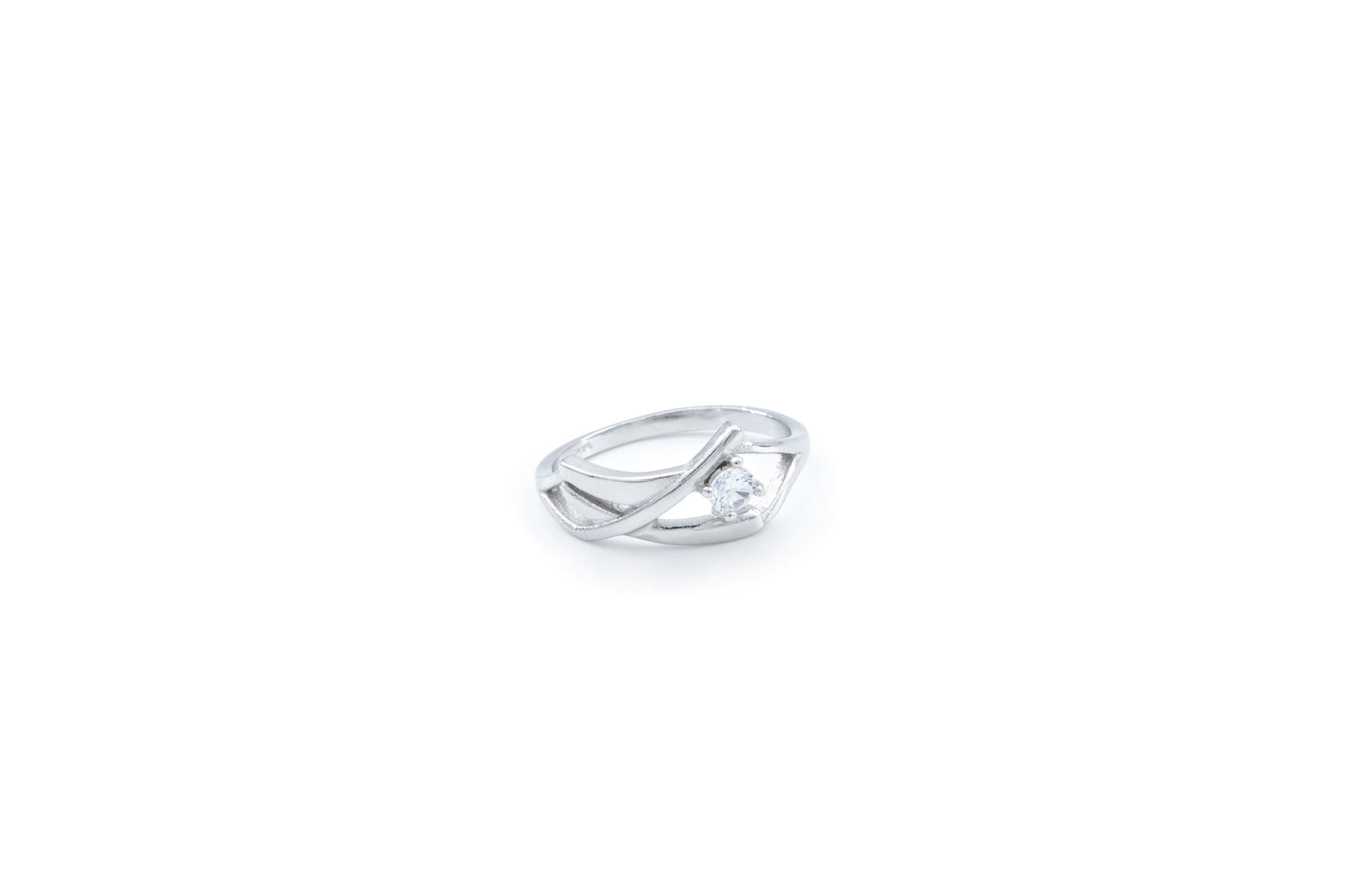 Bequasa Fine Elegant Set, Weiss, Silber 925, Rhodiniert