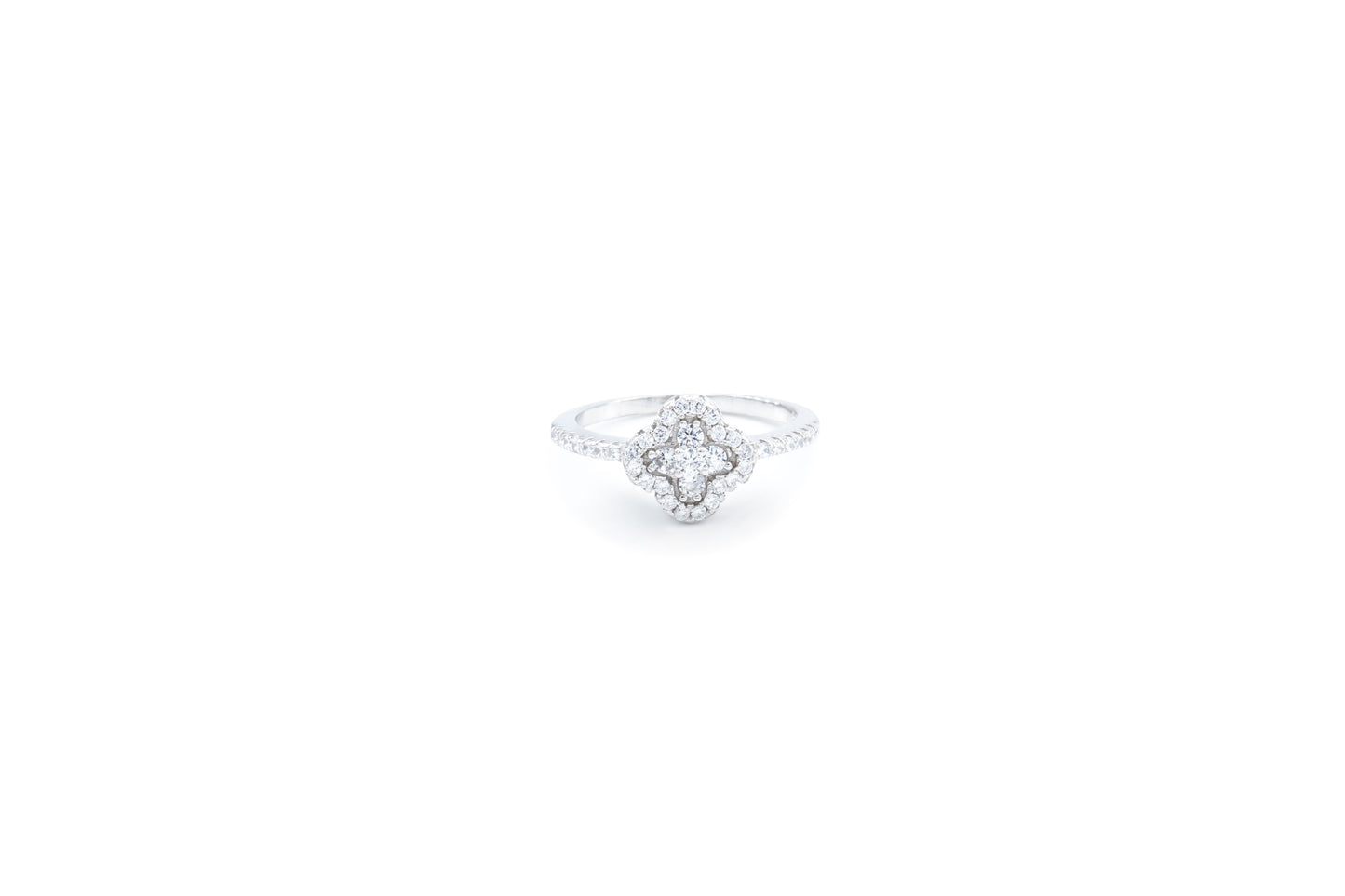 Bequasa Little Star Set, Weiss, Silber 925, Rhodineirt