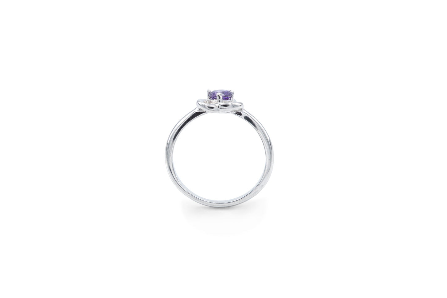 Bequasa Lila Point Set, Violett, Silber 925, Rhodiniert