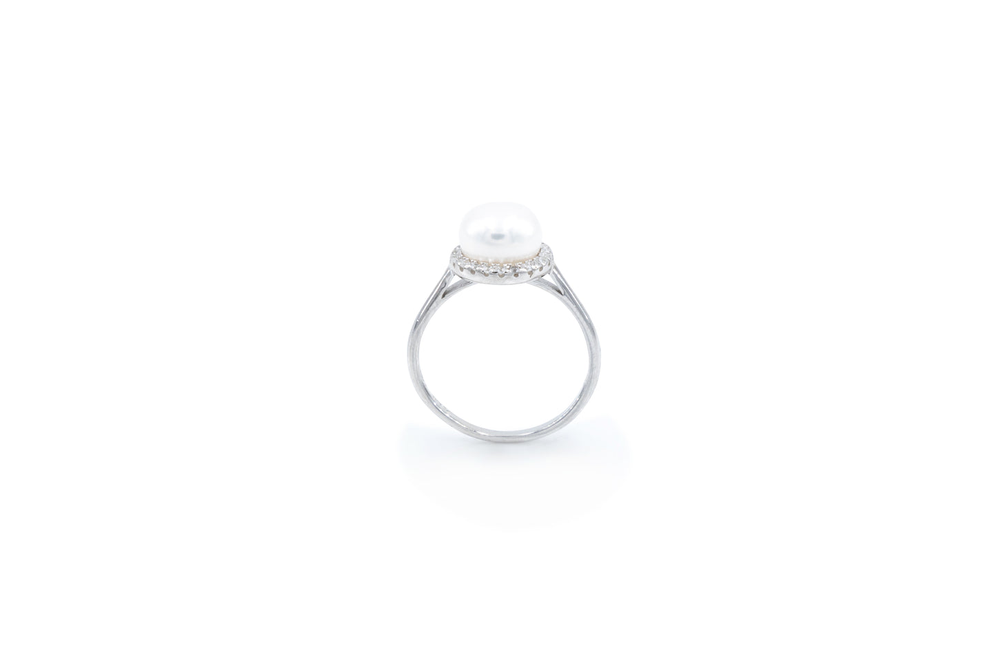 Bequasa White Pearl Set, Weiss, Silber 925, Rhodiniert