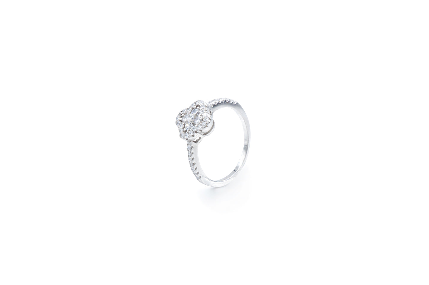 Bequasa Little Star Set, Weiss, Silber 925, Rhodineirt