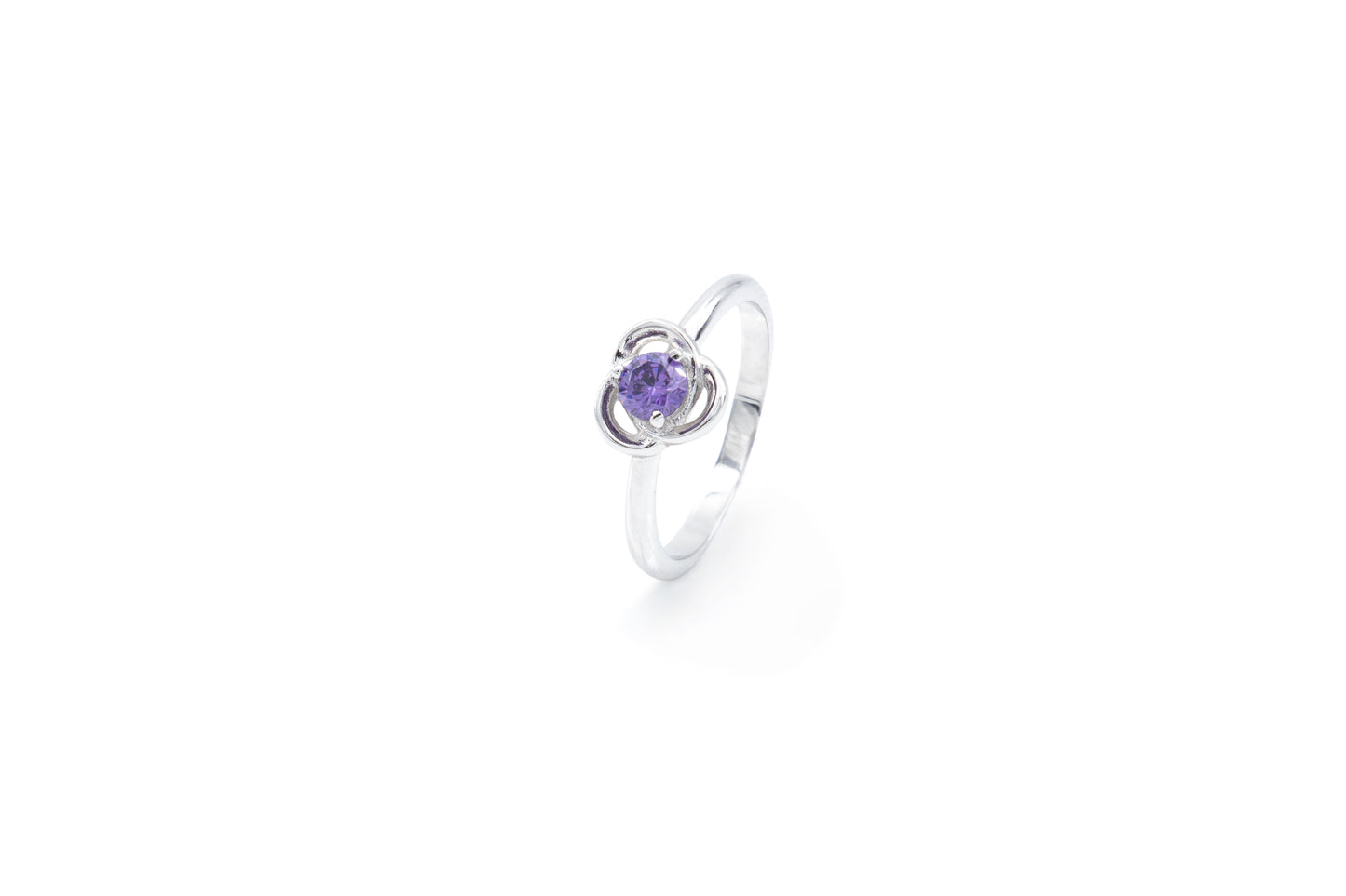 Bequasa Lila Point Set, Violett, Silber 925, Rhodiniert