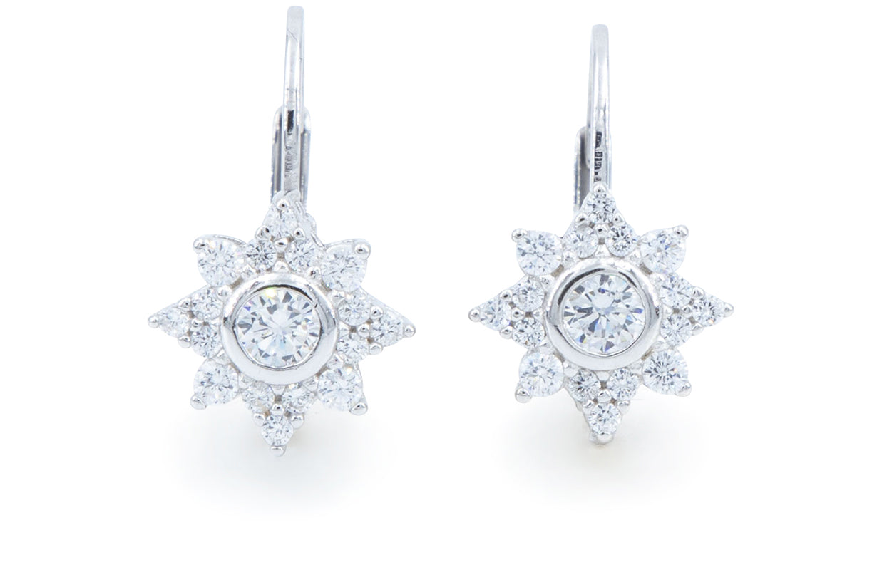 Bequasa Little Star Ohrringe, Silber 925, Rhodiniert