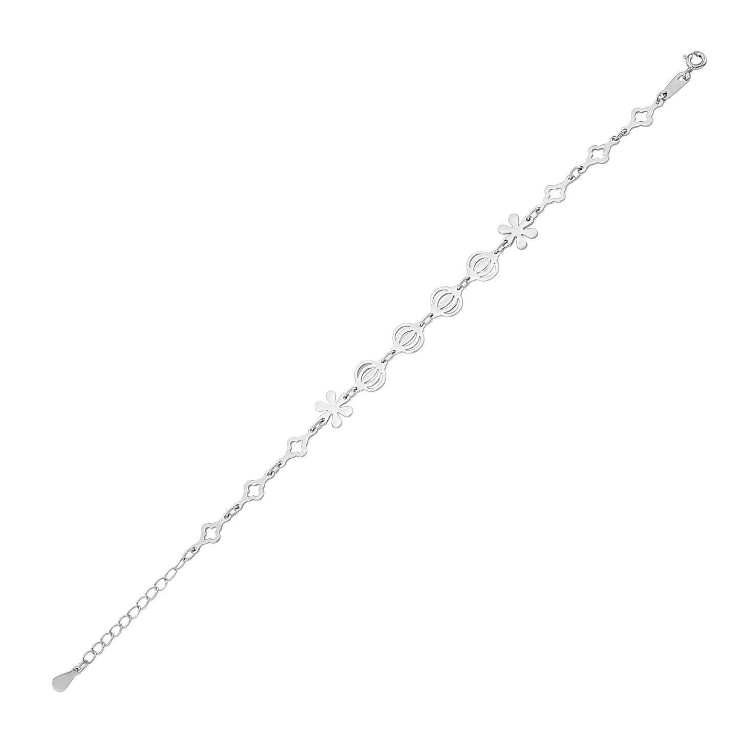 Bequasa North Pole Armband, Silber 925, Rhodiniert