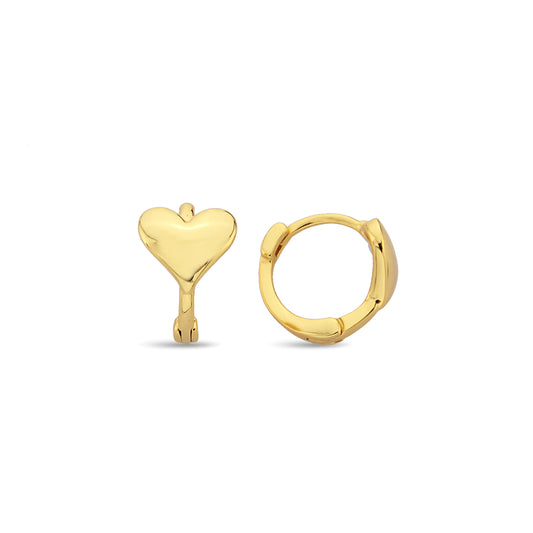 Bequasa Sway Love Ohrringe, Silber 925, Rhodiniert